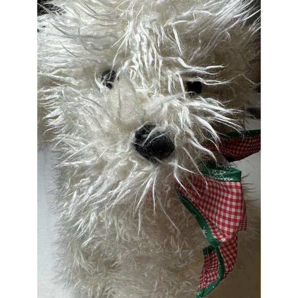 VINTAGE-13” 1990 CommonWealth THE GINGHAM DOG Plush Dog Christmas - Picture 6 of 9